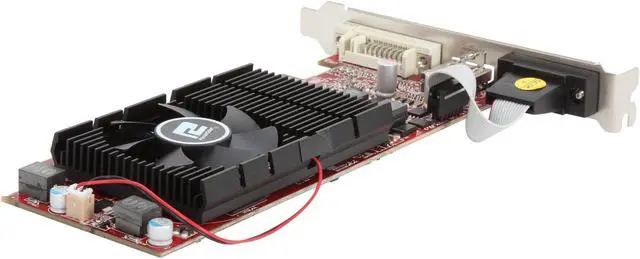 Alt view image 5 of 6 - PowerColor Radeon HD 7750 1GB GDDR5 PCI Express 3.0 CrossFireX Support Low Profile Ready Graphics Card AX7750 1GBD5-HLEV2