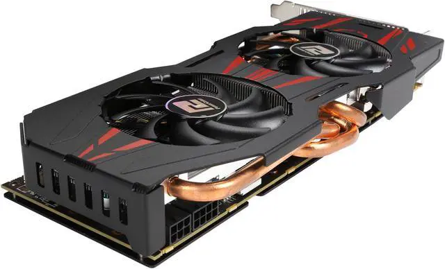 Alt view image 5 of 6 - PowerColor TurboDuo Radeon R9 280X 3GB GDDR5 PCI Express 3.0 CrossFireX Support ATX Graphics Card AXR9 280X 3GBD5-T2DHV2E/OC