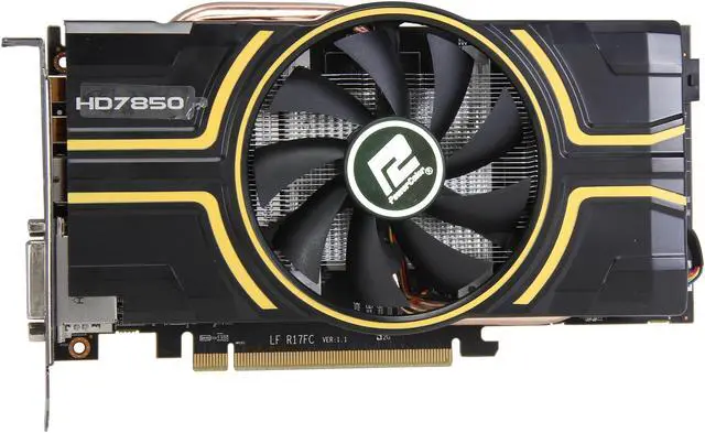 Alt view image 3 of 6 - PowerColor Radeon HD 7850 2GB GDDR5 PCI Express 2.1 CrossFireX Support Graphics Card AX7850 2GBD5-2DHE/OC