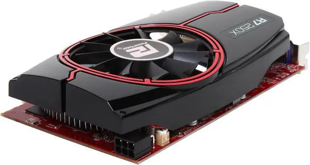 Alt view image 5 of 6 - PowerColor Radeon R7 250X 1GB GDDR5 PCI Express 3.0 CrossFireX Support Graphics Card AXR7 250X 1GBD5-HE