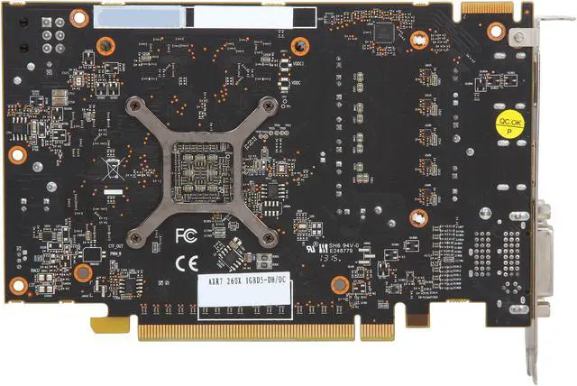 Alt view image 4 of 6 - PowerColor Radeon R7 260X 1GB GDDR5 PCI Express 3.0 CrossFireX Support Graphics Card AXR7 260X 1GBD5-DH/OC