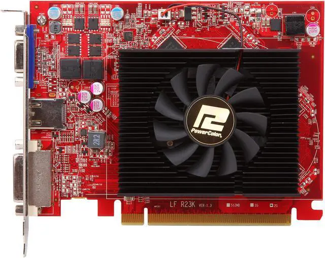 Alt view image 3 of 5 - PowerColor Radeon R7 250 2GB DDR3 PCI Express 3.0 CrossFireX Support Graphics Card AXR7 250 2GBK3-HV2E/OC