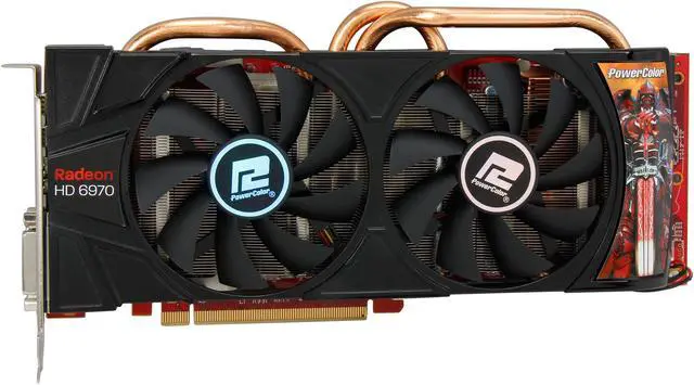 Alt view image 3 of 6 - PowerColor Radeon HD 6970 2GB GDDR5 PCI Express 2.1 x16 CrossFireX Support Graphics Card AX6970 2GBD5-2DHE