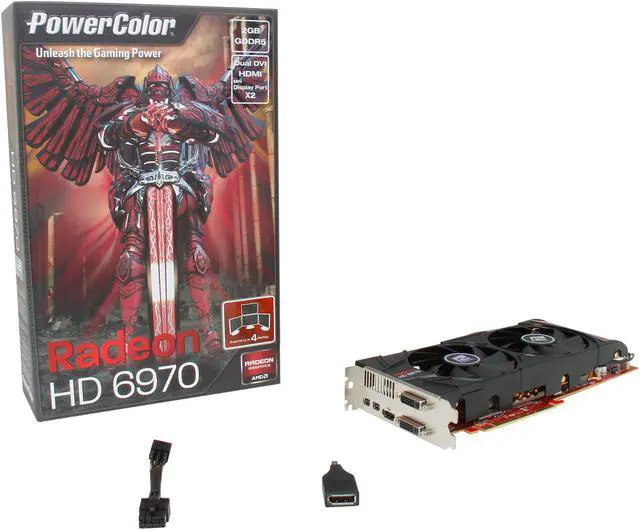 Alt view image 6 of 6 - PowerColor Radeon HD 6970 2GB GDDR5 PCI Express 2.1 x16 CrossFireX Support Graphics Card AX6970 2GBD5-2DHE
