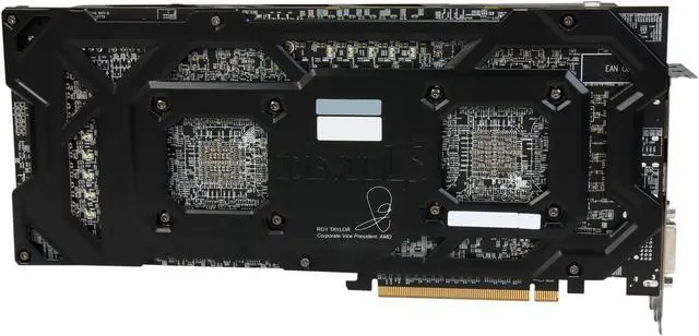 Alt view image 4 of 10 - PowerColor Devil 13 Dual Core Radeon R9 290X 8GB GDDR5 PCI Express 3.0 CrossFireX Support Graphics Card AXR9 290X II 8GBD5