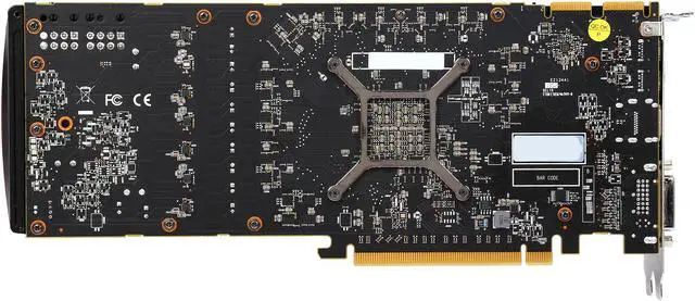 Alt view image 4 of 6 - PowerColor Radeon R9 280X 3GB GDDR5 PCI Express 3.0 CrossFireX Support Graphics Card AXR9 280X 3GBD5-2DHE/OC