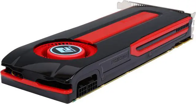Alt view image 5 of 6 - PowerColor Radeon R9 280X 3GB GDDR5 PCI Express 3.0 CrossFireX Support Graphics Card AXR9 280X 3GBD5-2DHE/OC