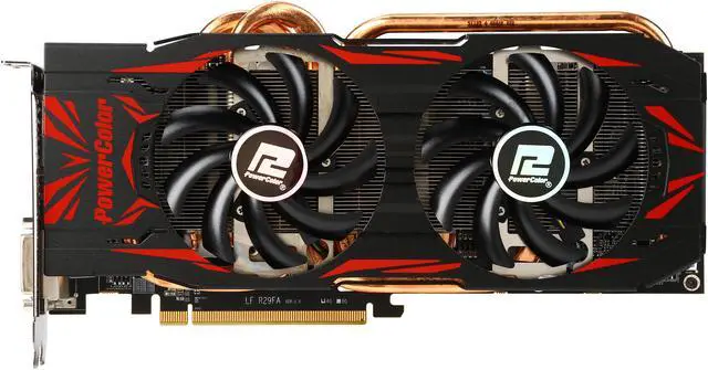 Alt view image 3 of 6 - PowerColor TurboDuo Radeon R9 290 4GB GDDR5 PCI Express 3.0 CrossFireX Support ATX Graphics Card AXR9 290 4GBD5-TDHEV2/OC