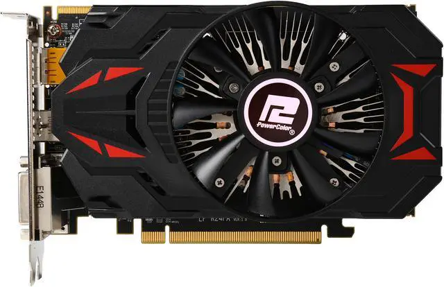 Alt view image 3 of 6 - PowerColor Radeon R7 260X 2GB GDDR5 PCI Express 3.0 CrossFireX Support ATX Graphics Card AXR7 260X 2GBD5-DHV4E/OC