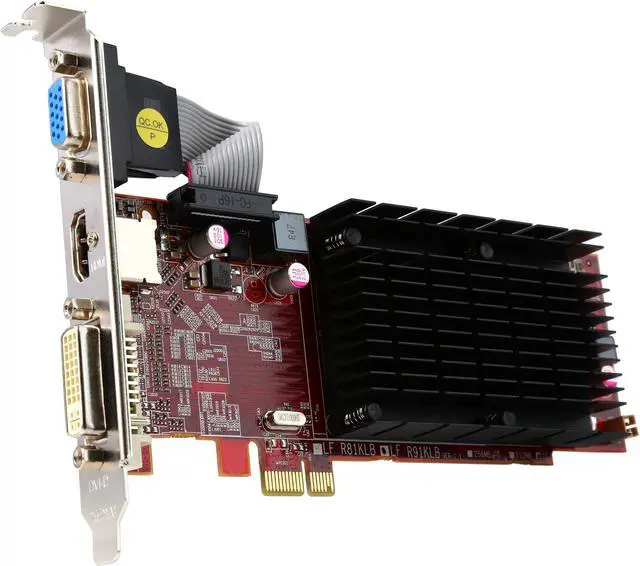 Main image of PowerColor Go! Green Radeon HD 6450 1GB DDR3 PCI Express x1 CrossFireX Support Low Profile Graphics Card AE6450 1GBK3-NHE