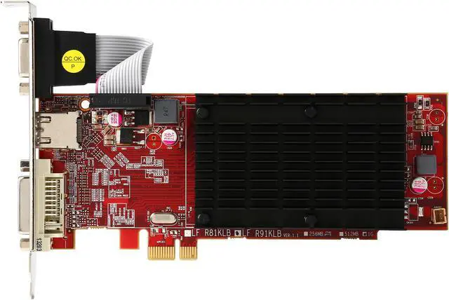 Alt view image 3 of 5 - PowerColor Go! Green Radeon HD 6450 1GB DDR3 PCI Express x1 CrossFireX Support Low Profile Graphics Card AE6450 1GBK3-NHE