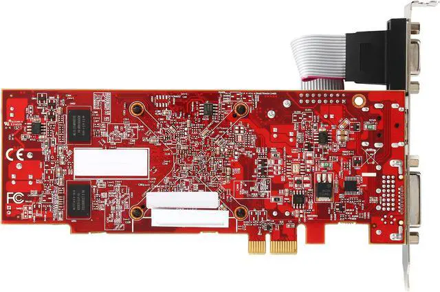 Alt view image 4 of 5 - PowerColor Go! Green Radeon HD 6450 1GB DDR3 PCI Express x1 CrossFireX Support Low Profile Graphics Card AE6450 1GBK3-NHE