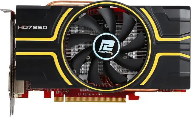 Alt view image 3 of 6 - PowerColor Radeon HD 7850 2GB GDDR5 PCI Express 2.1 CrossFireX Support ATX Graphics Card AX7850 2GBD5-DHE/OC