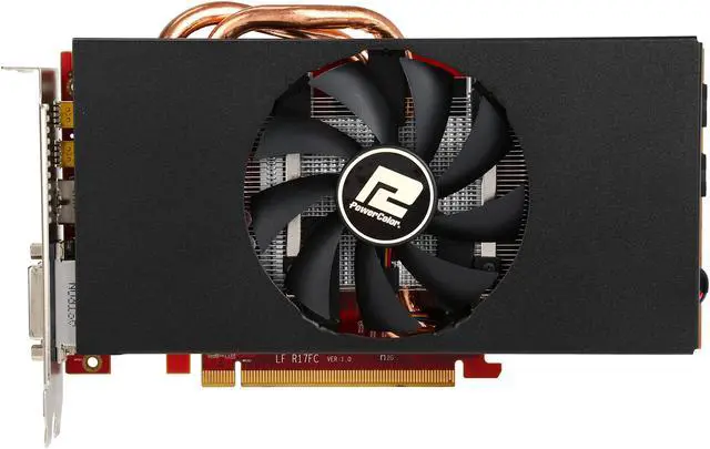 Alt view image 3 of 6 - PowerColor Radeon HD 7870 GHz Edition 2GB GDDR5 PCI Express 3.0 CrossFireX Support ATX Graphics Card AX7870 2GBD5-2DHV2E/OC