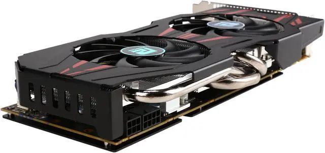 Alt view image 5 of 6 - PowerColor TurboDuo Radeon R9 280 3GB GDDR5 PCI Express 3.0 CrossFireX Support Graphics Card AXR9 280 3GBD5-T2DHV2E/OC