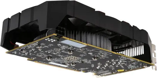 Alt view image 5 of 6 - PowerColor Radeon R7 360 2GB GDDR5 PCI Express 3.0 CrossFireX Support ATX Graphics Card AXR7 360 2GBD5-DHE/OC