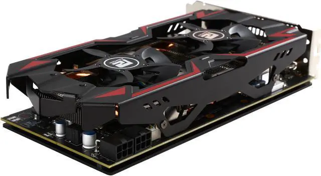 Alt view image 6 of 6 - PowerColor PCS+ Radeon R9 380 4GB GDDR5 PCI Express 3.0 CrossFireX Support ATX Graphics Card AXR9 380 4GBD5-PPDHE