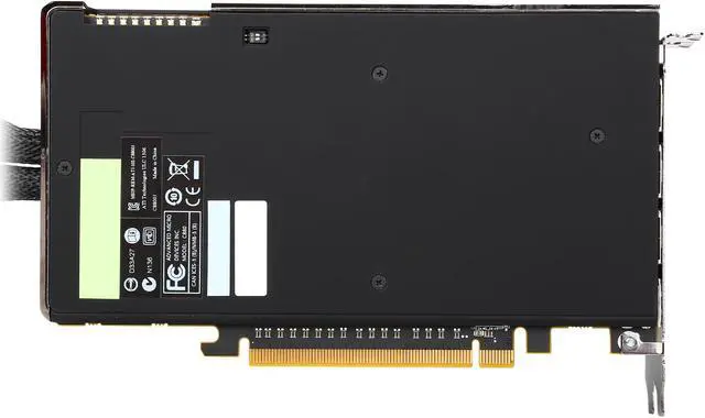 Alt view image 5 of 10 - PowerColor Radeon R9 Fury X 4GB HBM PCI Express 3.0 CrossFireX Support ATX Graphics Card AX R9 FURY X 4GBHBM-DH