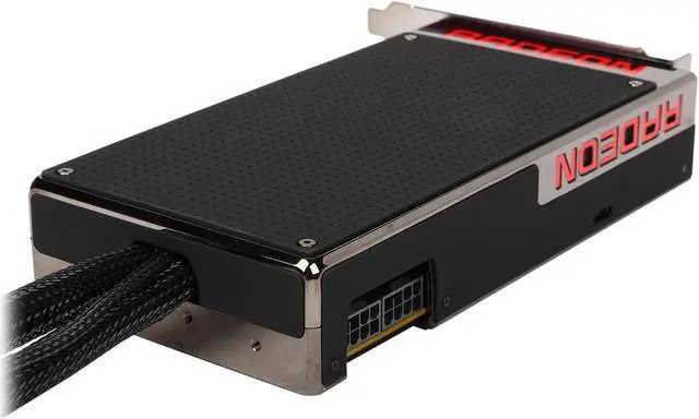 Alt view image 6 of 10 - PowerColor Radeon R9 Fury X 4GB HBM PCI Express 3.0 CrossFireX Support ATX Graphics Card AX R9 FURY X 4GBHBM-DH