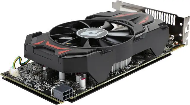 Alt view image 6 of 6 - PowerColor Radeon R7 370 4GB GDDR5 PCI Express 3.0 CrossFireX Support ATX Graphics Card AXR7 370 4GBD5-DHE