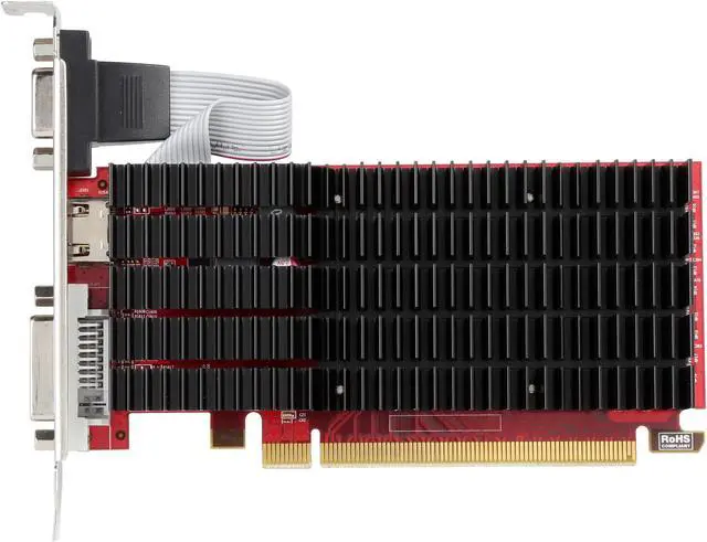 Alt view image 3 of 5 - PowerColor Go! Green Radeon HD 5450 2GB DDR3 PCI Express 2.1 CrossFireX Support Low Profile Graphics Card AX5450 2GBK3-SHV7E