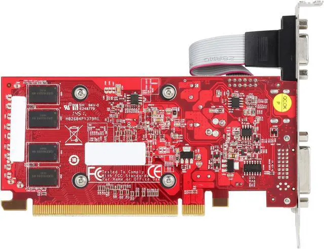 Alt view image 4 of 5 - PowerColor Go! Green Radeon HD 5450 2GB DDR3 PCI Express 2.1 CrossFireX Support Low Profile Graphics Card AX5450 2GBK3-SHV7E