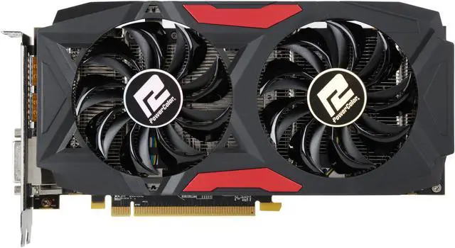 Alt view image 4 of 6 - PowerColor RED DRAGON Radeon RX 580 8GB GDDR5 PCI Express 3.0 ATX Graphics Card AXRX 580 8GBD5-3DHD/OC