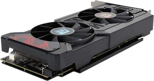 Alt view image 5 of 6 - PowerColor RED DRAGON Radeon RX 570 4GB GDDR5 PCI Express 3.0 CrossFireX Support ATX Graphics Card AXRX 570 4GBD5-3DHD/OC