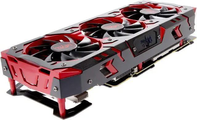 Alt view image 5 of 6 - PowerColor RED DEVIL Radeon RX Vega 56 8GB HBM2 PCI Express 3.0 CrossFireX Support ATX Graphics Card AXRX VEGA 56 8GBHBM2-2D2H/OC