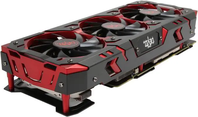 Alt view image 6 of 7 - PowerColor Radeon RX Vega 64 8GB HBM2 PCI Express 3.0 CrossFireX Support ATX Graphics Card AXRX VEGA 64 8GBHBM2-2D2H/OC