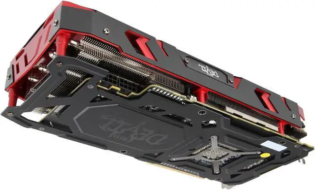 Alt view image 7 of 7 - PowerColor Radeon RX Vega 64 8GB HBM2 PCI Express 3.0 CrossFireX Support ATX Graphics Card AXRX VEGA 64 8GBHBM2-2D2H/OC