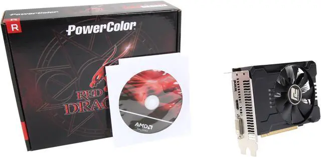 Alt view image 6 of 7 - PowerColor Radeon RX 550 2GB GDDR5 PCI Express 3.0 CrossFireX Support ATX Graphics Card AXRX 550 2GBD5-DHA/OC