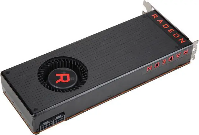 Alt view image 6 of 6 - PowerColor Radeon RX Vega 64 8GB HBM2 PCI Express 3.0 x16 CrossFireX Support ATX Graphics Card AXRX VEGA 64 8GBHBM2-3DH