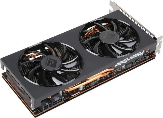 Alt view image 7 of 7 - PowerColor Radeon RX 5700 XT 8GB GDDR6 PCI Express 4.0 CrossFireX Support ATX Graphics Card AXRX 5700 XT 8GBD6-3DH