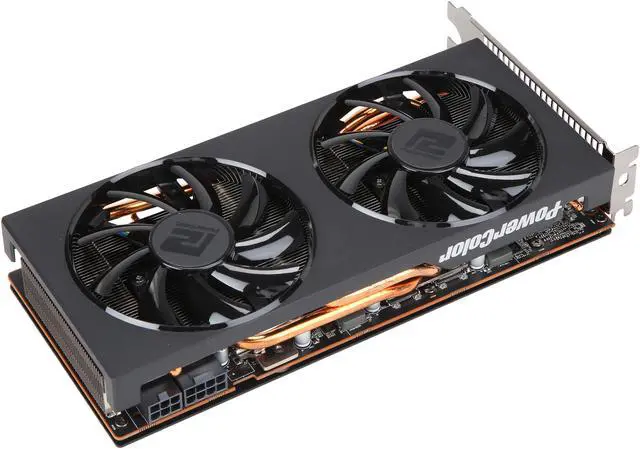 Alt view image 6 of 6 - PowerColor Radeon RX 5700 8GB GDDR6 PCI Express 4.0 CrossFireX Support ATX Graphics Card AXRX 5700 8GBD6-3DH/OC