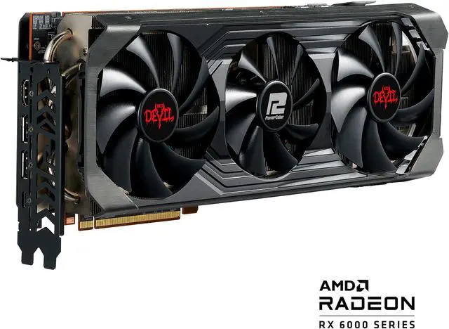 Main image of PowerColor Red Devil Limited Edition AMD Radeon RX 6800 XT Gaming Graphics Card with 16GB GDDR6 Memory, Powered by AMD RDNA 2, Raytracing, PCI Express 4.0, HDMI 2.1, AMD Infinity Cache