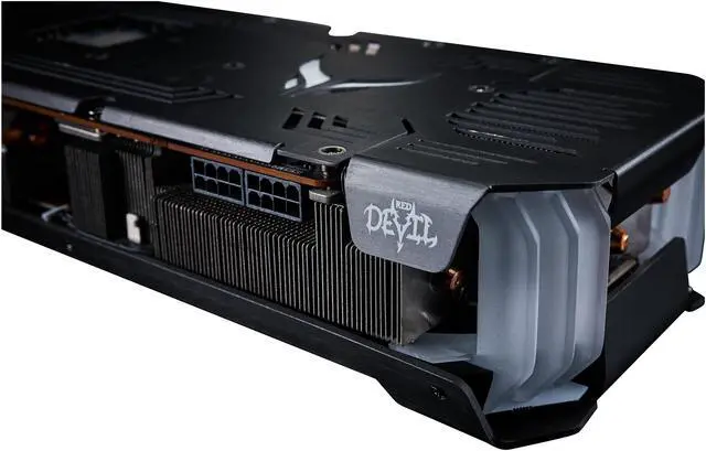 Alt view image 8 of 20 - PowerColor Red Devil Limited Edition AMD Radeon RX 6800 XT Gaming Graphics Card with 16GB GDDR6 Memory, Powered by AMD RDNA 2, Raytracing, PCI Express 4.0, HDMI 2.1, AMD Infinity Cache