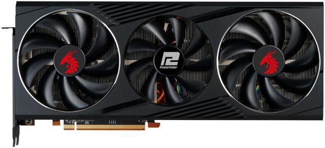 PowerColor Red AMD Radeon 6800 XT Gaming Graphics Card with 16GB GDDR6 Memory, Powered by AMD RDNA 2, Raytracing, PCI Express 4.0, 2.1, AMD Infinity Cache GPUs / Video Graphics Cards Newegg.com