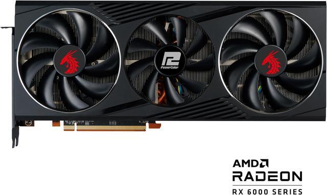 Refurbished: PowerColor Red Dragon AMD Radeon RX 6800 Gaming Graphics card  with 16GB GDDR6 Memory, Powered by AMD RDNA 2, Raytracing, PCI Express 4.0,  HDMI 2.1, AMD Infinity Cache 