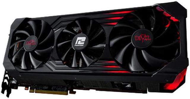 Alt view image 6 of 9 - PowerColor Red Devil AMD Radeon RX 6800 XT Gaming Graphics Card with 16GB GDDR6 Memory, Powered by AMD RDNA 2, HDMI 2.1 (AXRX 6800XT 16GBD6-3DHE/OC)