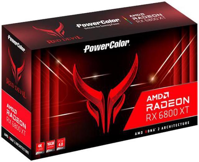 Alt view image 9 of 9 - PowerColor Red Devil AMD Radeon RX 6800 XT Gaming Graphics Card with 16GB GDDR6 Memory, Powered by AMD RDNA 2, HDMI 2.1 (AXRX 6800XT 16GBD6-3DHE/OC)
