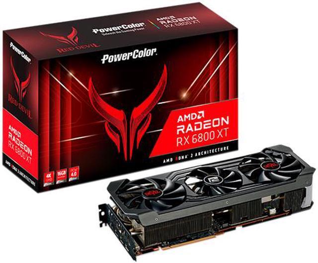 Alt view image 8 of 9 - PowerColor Red Devil AMD Radeon RX 6800 XT Gaming Graphics Card with 16GB GDDR6 Memory, Powered by AMD RDNA 2, HDMI 2.1 (AXRX 6800XT 16GBD6-3DHE/OC)