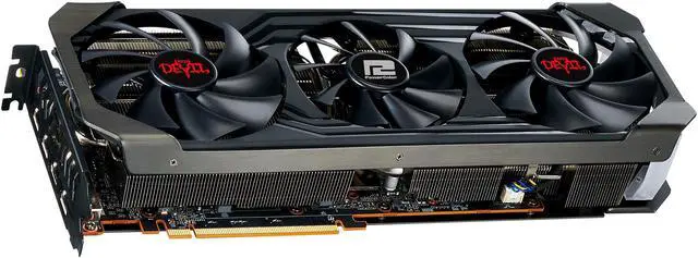 Alt view image 6 of 7 - PowerColor Red Devil AMD Radeon RX 6700 XT Gaming Graphics Card with 12GB GDDR6 Memory, Powered by AMD RDNA 2, HDMI 2.1 (AXRX 6700XT 12GBD6-3DHE/OC)