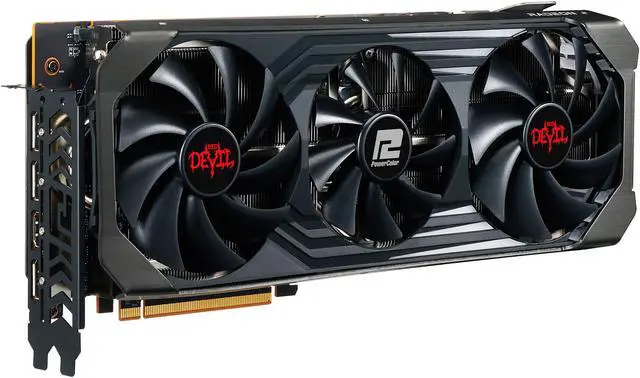 Alt view image 5 of 7 - PowerColor Red Devil AMD Radeon RX 6700 XT Gaming Graphics Card with 12GB GDDR6 Memory, Powered by AMD RDNA 2, HDMI 2.1 (AXRX 6700XT 12GBD6-3DHE/OC)