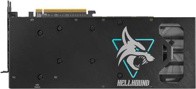 Alt view image 6 of 7 - PowerColor Hellhound AMD Radeon RX 6700 XT Gaming Graphics Card with 12GB GDDR6 Memory, Powered by AMD RDNA 2, HDMI 2.1 (AXRX 6700XT 12GBD6-3DHL)
