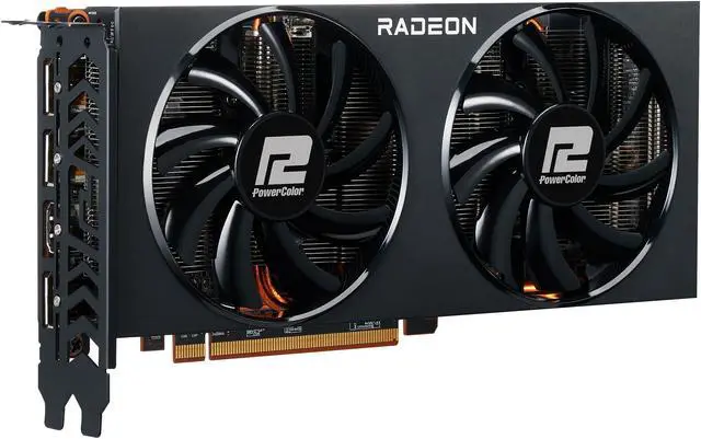 Alt view image 6 of 7 - PowerColor Fighter AMD Radeon RX 6700 XT Gaming Graphics Card with 12GB GDDR6 Memory, Powered by AMD RDNA 2, HDMI 2.1 (AXRX 6700XT 12GBD6-3DH)