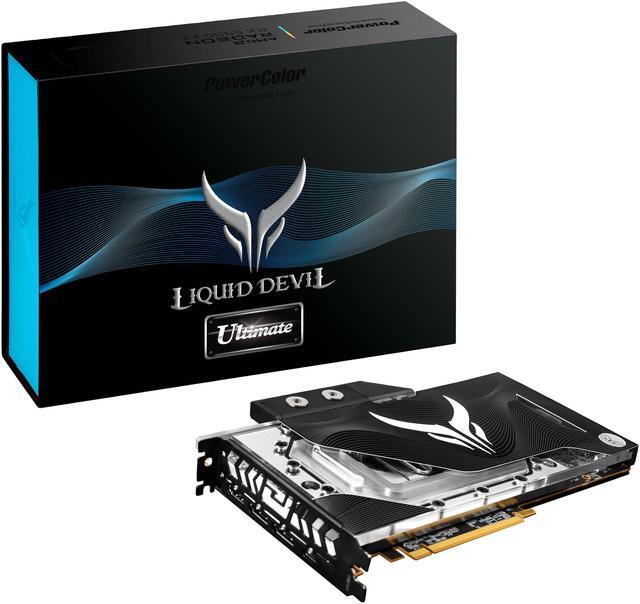 Alt view image 10 of 10 - PowerColor Liquid Devil AMD Radeon RX 6900 XT Ultimate Gaming Graphics Card with 16GB GDDR6 Memory, Powered by AMD RDNA 2, HDMI 2.1 (AXRX 6900XTU 16GBD6-W2DHC/OC)
