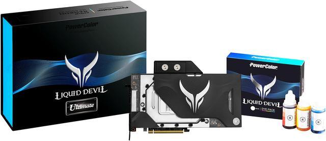 Alt view image 9 of 10 - PowerColor Liquid Devil AMD Radeon RX 6900 XT Ultimate Gaming Graphics Card with 16GB GDDR6 Memory, Powered by AMD RDNA 2, HDMI 2.1 (AXRX 6900XTU 16GBD6-W2DHC/OC)