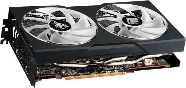 Alt view image 4 of 8 - PowerColor Hellhound Radeon RX 6600 8GB GDDR6 PCI Express 4.0 ATX Graphics Card AXRX 6600 8GBD6-3DHL