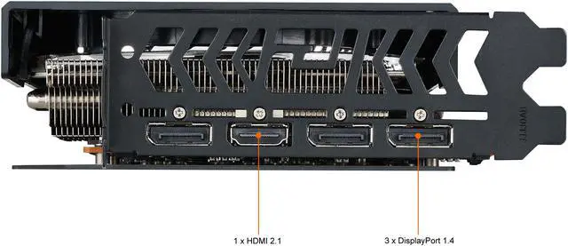 Alt view image 7 of 8 - PowerColor Hellhound Radeon RX 6600 8GB GDDR6 PCI Express 4.0 ATX Graphics Card AXRX 6600 8GBD6-3DHL